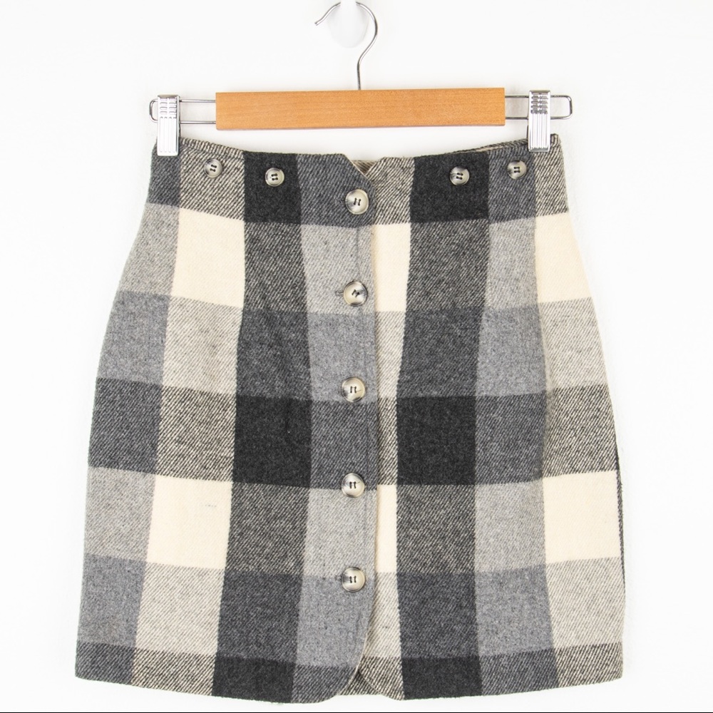 90s Vintage Star City Clothing Co. Plaid Mini Skirt